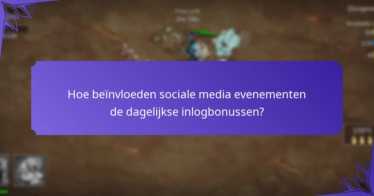 Hoe beïnvloeden sociale media evenementen de dagelijkse inlogbonussen?