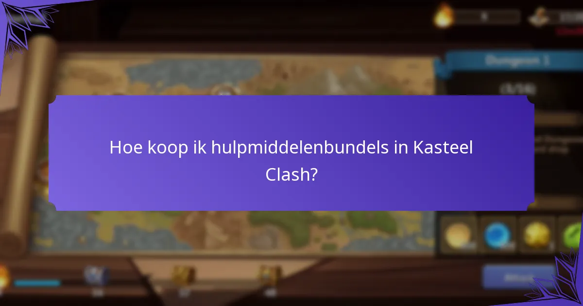 Welke upgrade-materialen zijn inbegrepen in hulpmiddelenbundels?