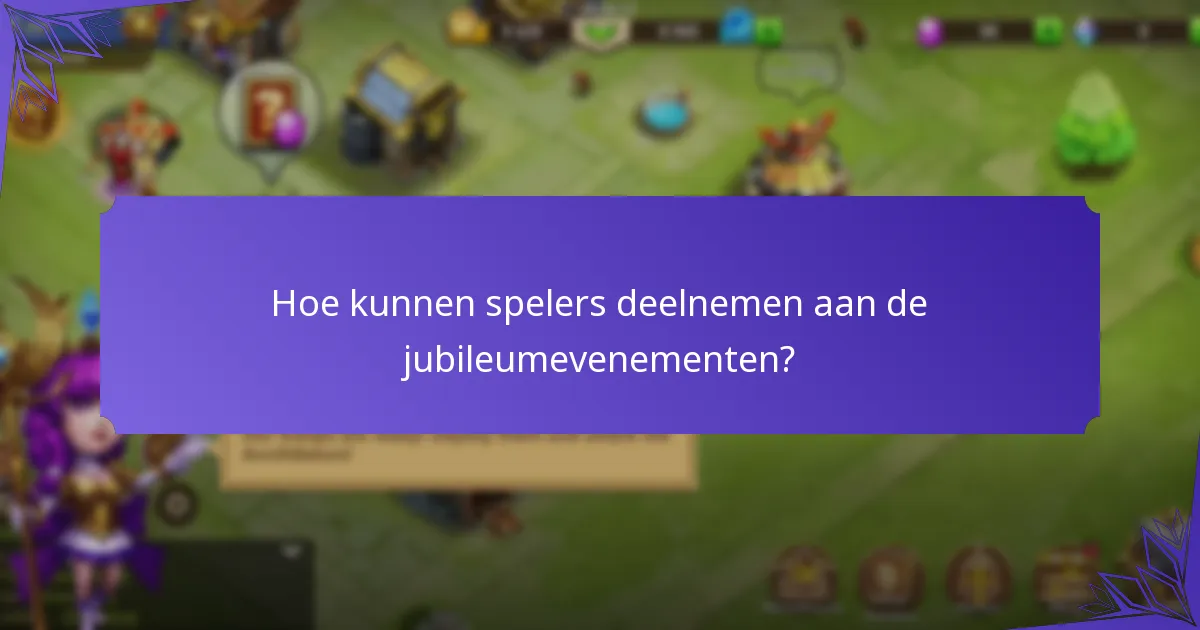 Welke beloningen kunnen spelers verdienen tijdens de jubileumevenementen?