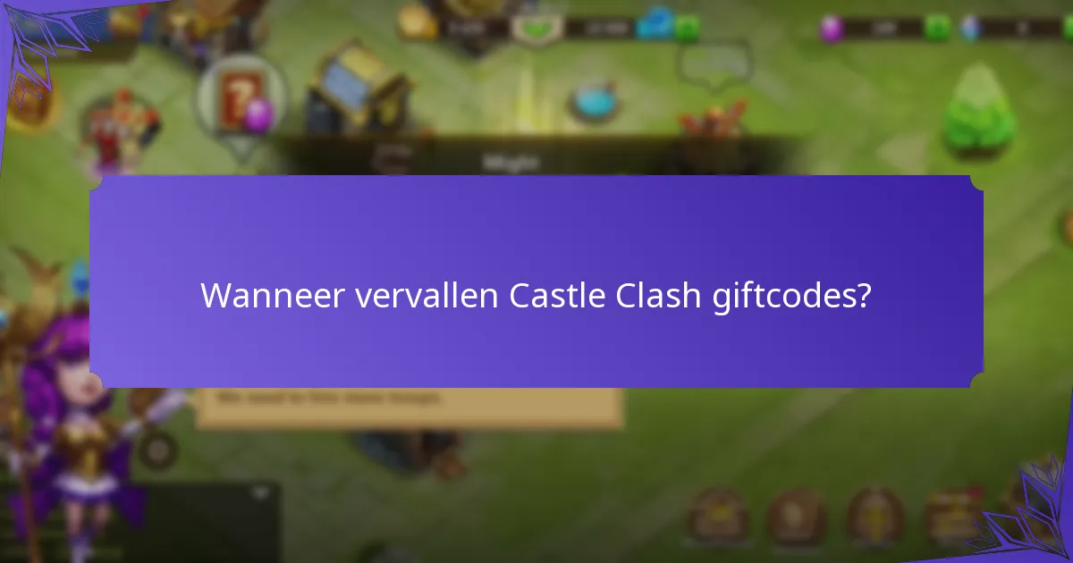 Hoe kan ik Castle Clash giftcodes inwisselen?