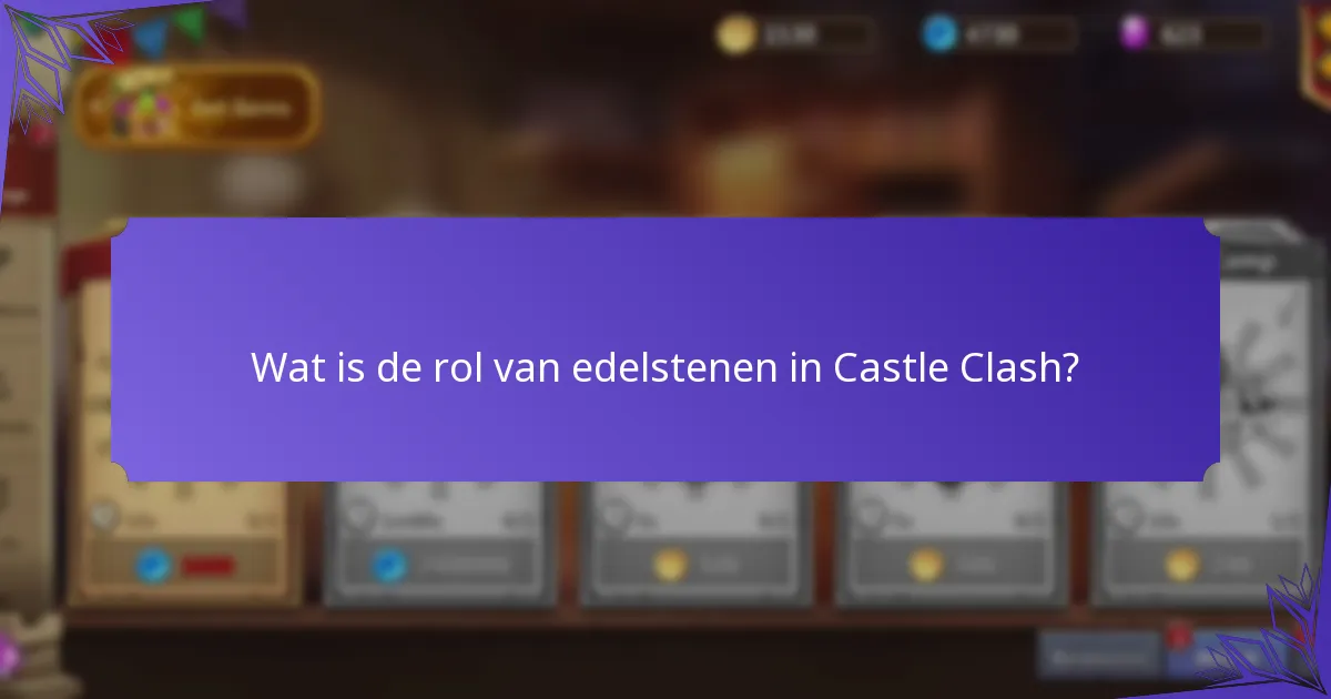 Hoe verhouden de beloningen van Castle Clash zich tot andere spellen?