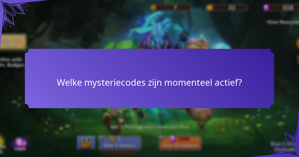 Welke tips kunnen het gebruik van mysteriecodes verbeteren?